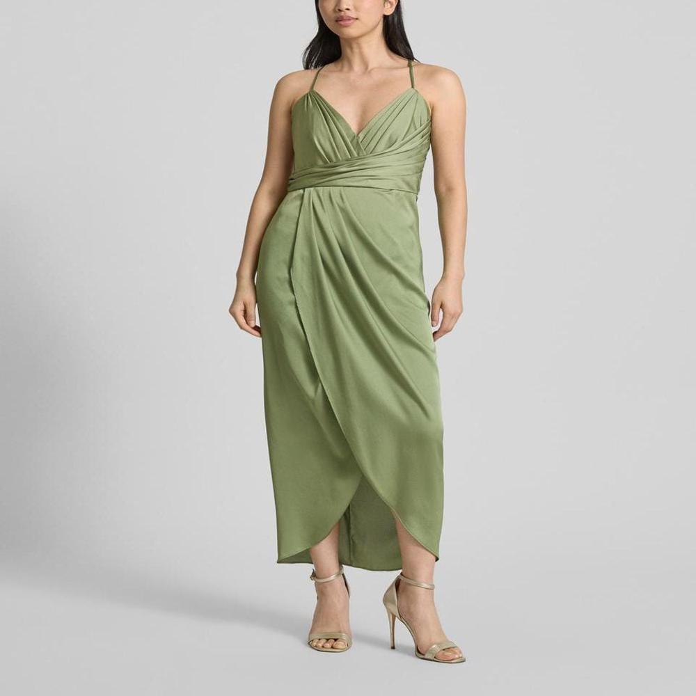 Womens Stylish Wrap Maxi Dress 