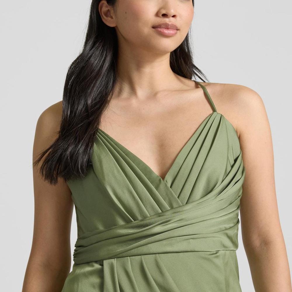 Womens Stylish Wrap Maxi Dress 