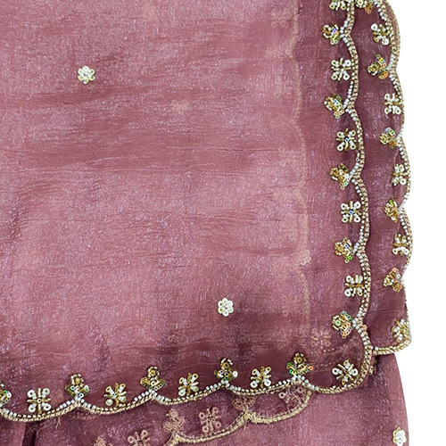 Crunchy jaal Dupatta Fabric