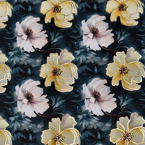 Italian Foil Print Fabric