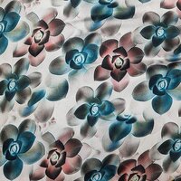 Satin Digital Print Fabric - Color: Different Available
