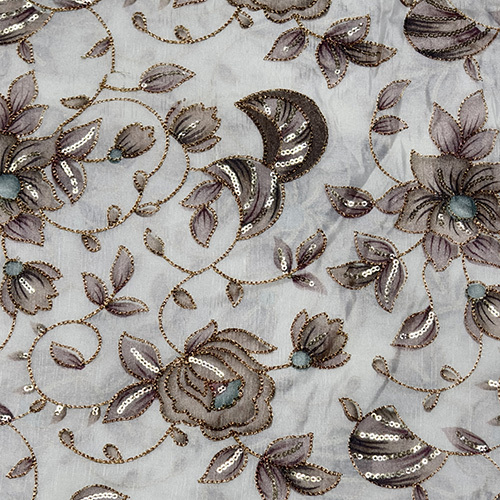 Ozone Position Print Fabric