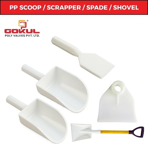 Pp Shovel - 12" Height, 9-12 Inch Size | Durable Ppcp Material, Ideal For Pharma And Agriculture Applications, Comfortable Grip
