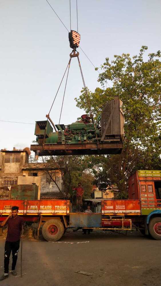 Diesel Generators Lifting With Heavy Crane