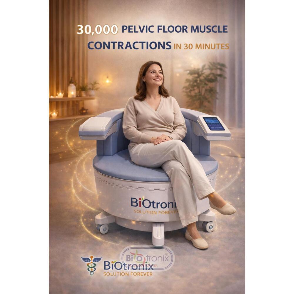Non-Invasive Pelvic Floor Rehabilitation Chair for Muscle Recovery