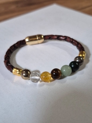 Dhanyog Lather Bracelet