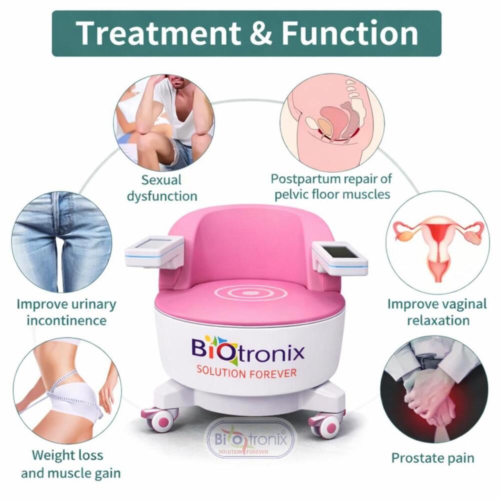 Pelvic Muscle Conditioning Chair for Long-Term Pelvic Health
