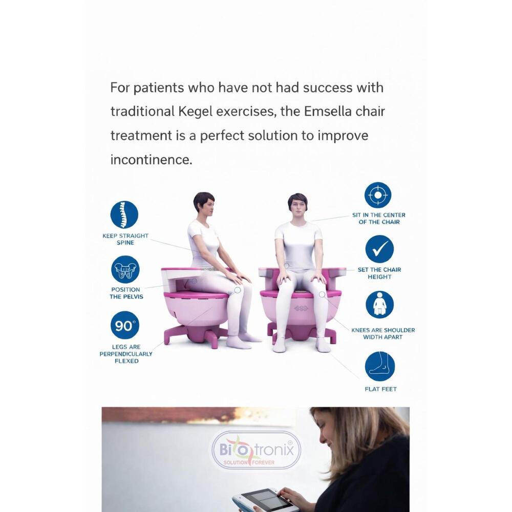 Pelvic Muscle Conditioning Chair for Long-Term Pelvic Health