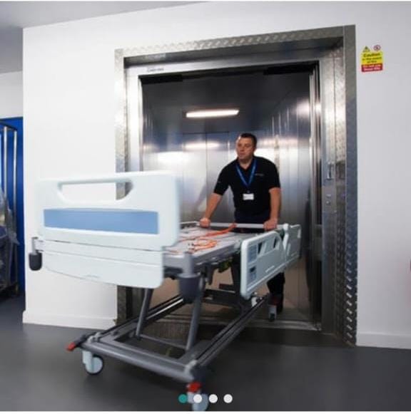 Hospital Bed Lift G+2 Gearless