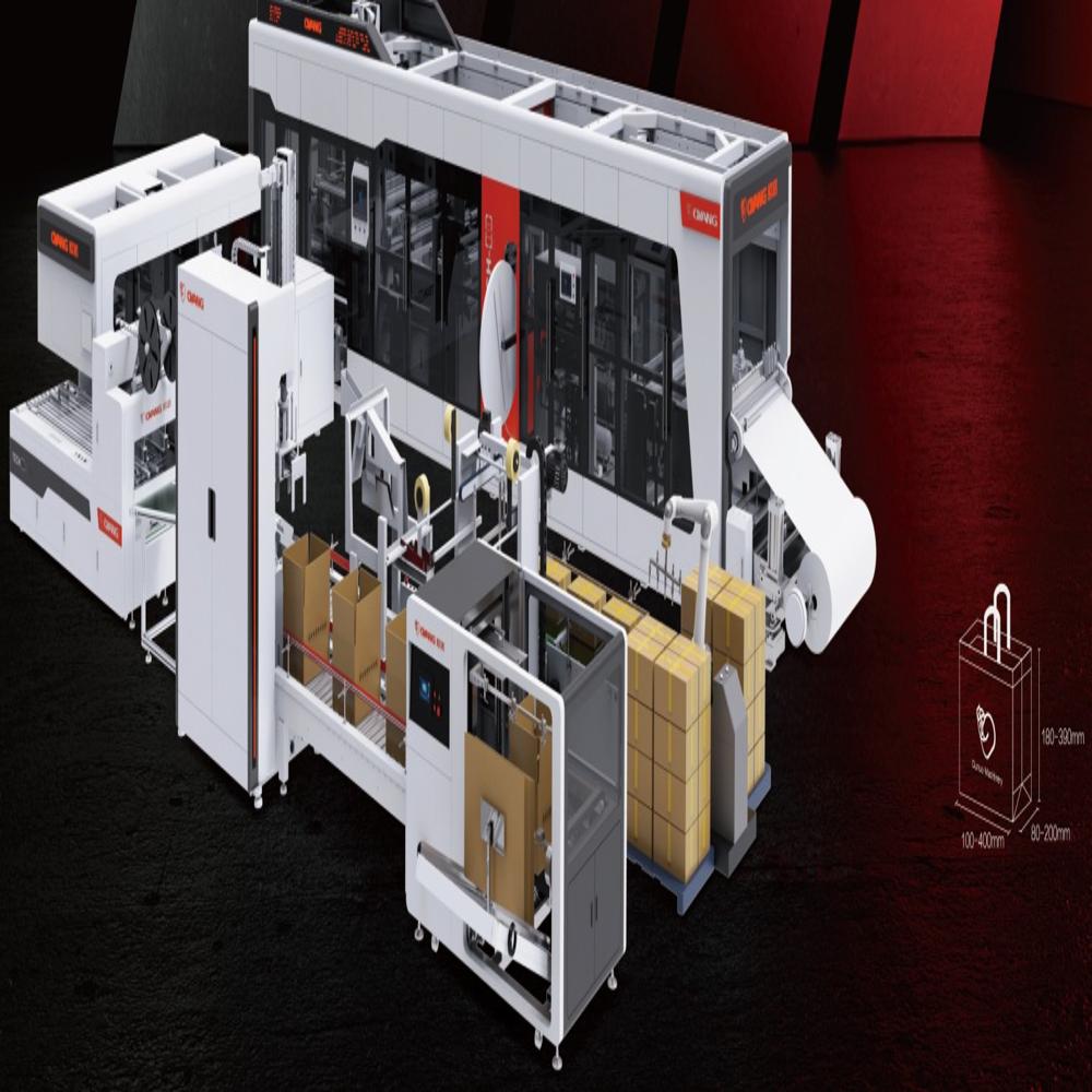 Leader Teach 26 Automatic Non Woven Box Bag Making Machine with Online Handle