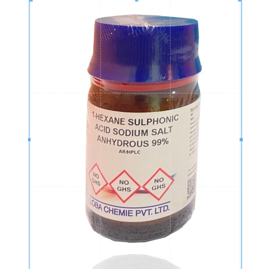 Hexane Sulphonic Acid Sodium Salt Anhydrous 99% , 25G, AR (Analytical)