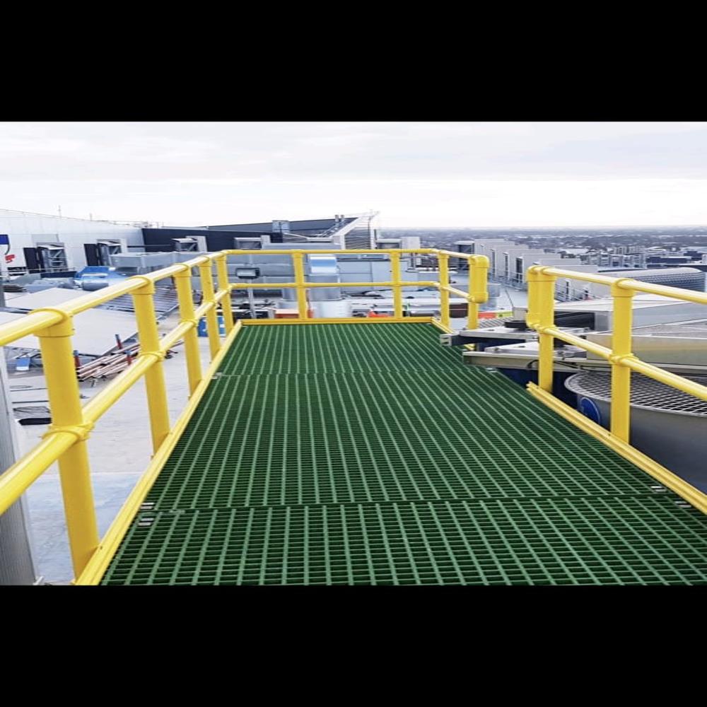 Frp Hand Railings - Color: Yellow