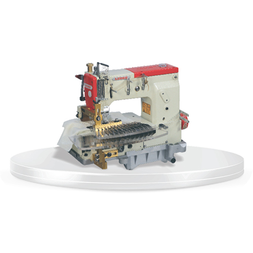 LK-1412PTV 12 Needle Flat Bed Chain Stitch Sewing Machine