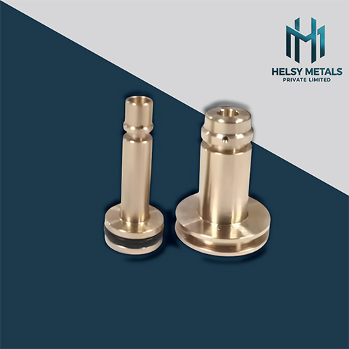 H-B966 Precision CNC Machined Brass Bushing - Sleeve Connector with O-Ring