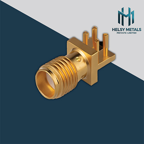 H-B972 SMA Female Right Angle PCB Mount RF Connector