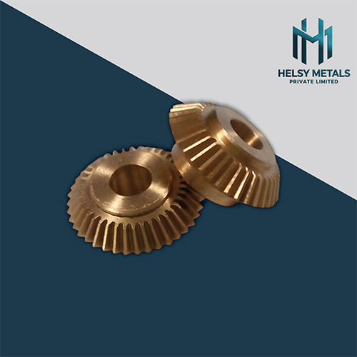 H-B978 High Precision Brass Bevel Gear - Custom CNC Machined Bevel Gears