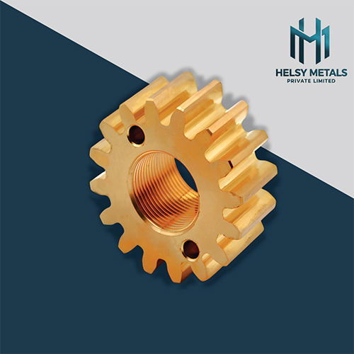 H-B979 Precision Brass Spur Gear with Internal Thread