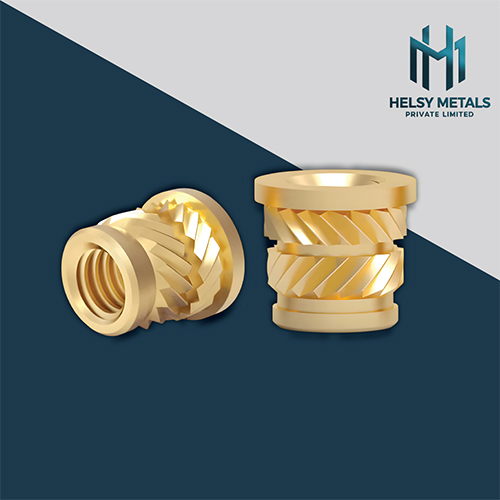 H-B981 High Precision Brass Threaded Insert - Knurled Brass Insert for Plastic