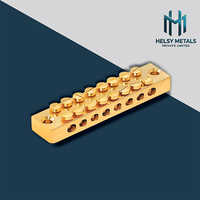 H-b986 Brass Neutral Link - Brass Terminal Block Connector For Electrical Panels
