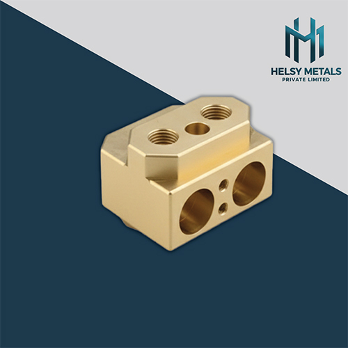 H-B988 Precision Brass Pneumatic Manifold Block - Cylinder Port Connector
