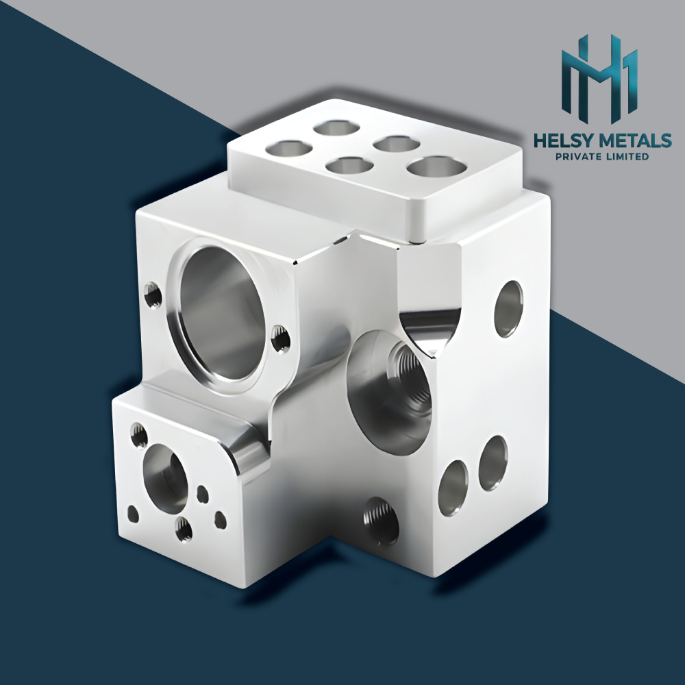 H-V805 High Precision CNC Machined Aluminum Block  Custom CNC Machining Part