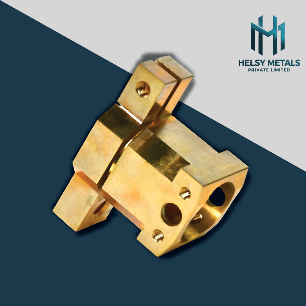 H-V815 VMC Precision Machined Brass Connector Block