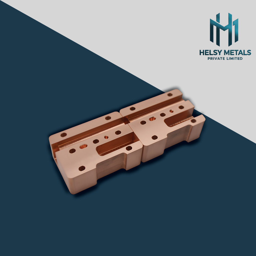 H-V826 High-Precision VMC Machined Copper Busbar Connector Block
