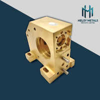 H-v828 High-precision Vmc Machined Brass Gearbox Housing  Mechanical Mounting Block