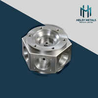 H-v836 Custom Precision Cnc Machined Aluminum Manifold Block  Multi-port Industrial Component