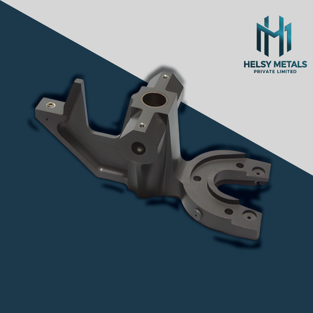 H-V850 Precision VMC Machined Aluminum Steering Knuckle  Suspension Arm Bracket