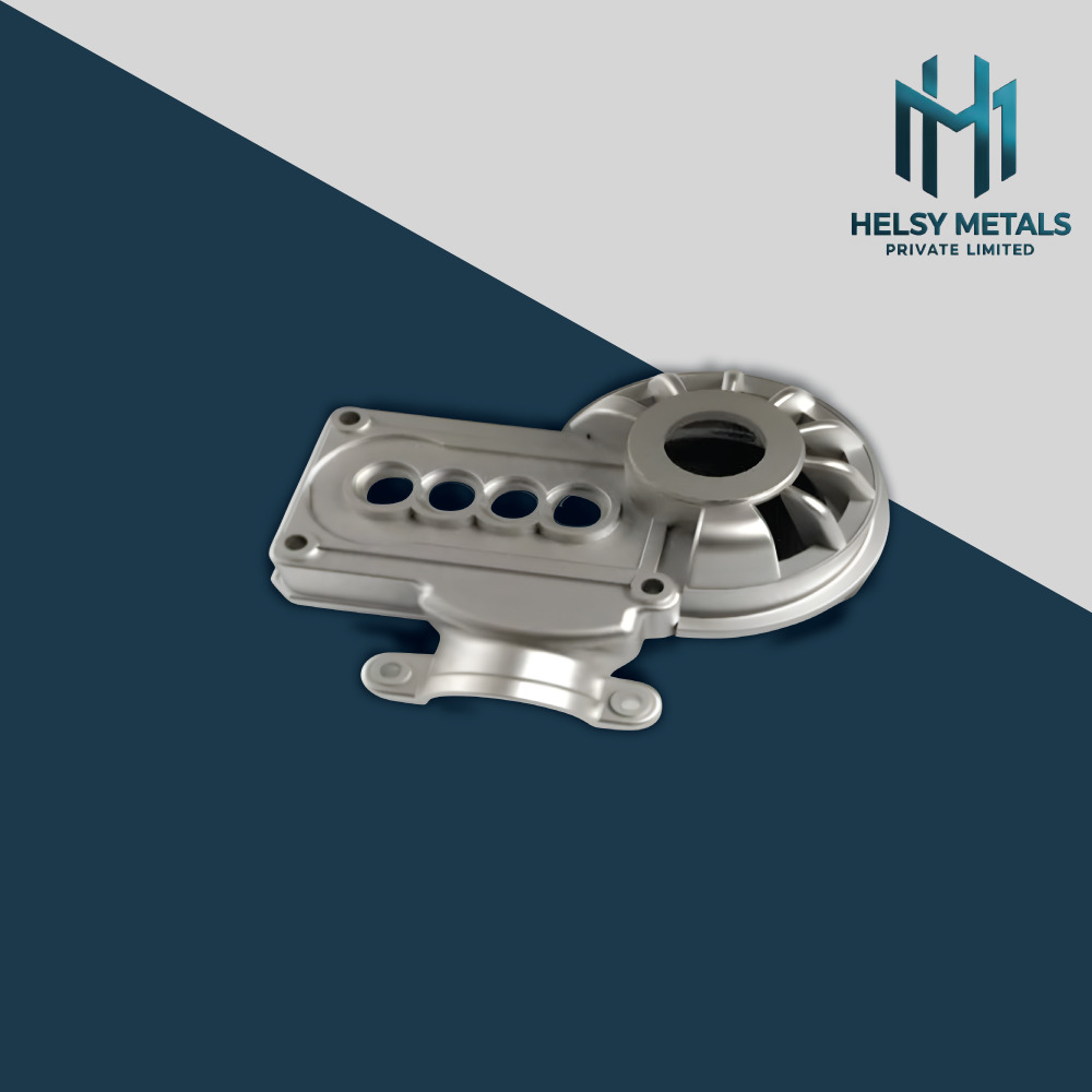 H-V852 VMCMachined Aluminum Gearbox Cover  Motor Housing with Cooling Fins
