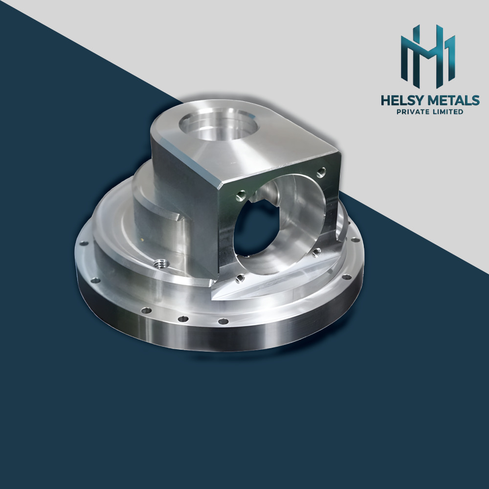 H-V856 Precision VMCMachined Aluminum Flange Housing  Mounting Base