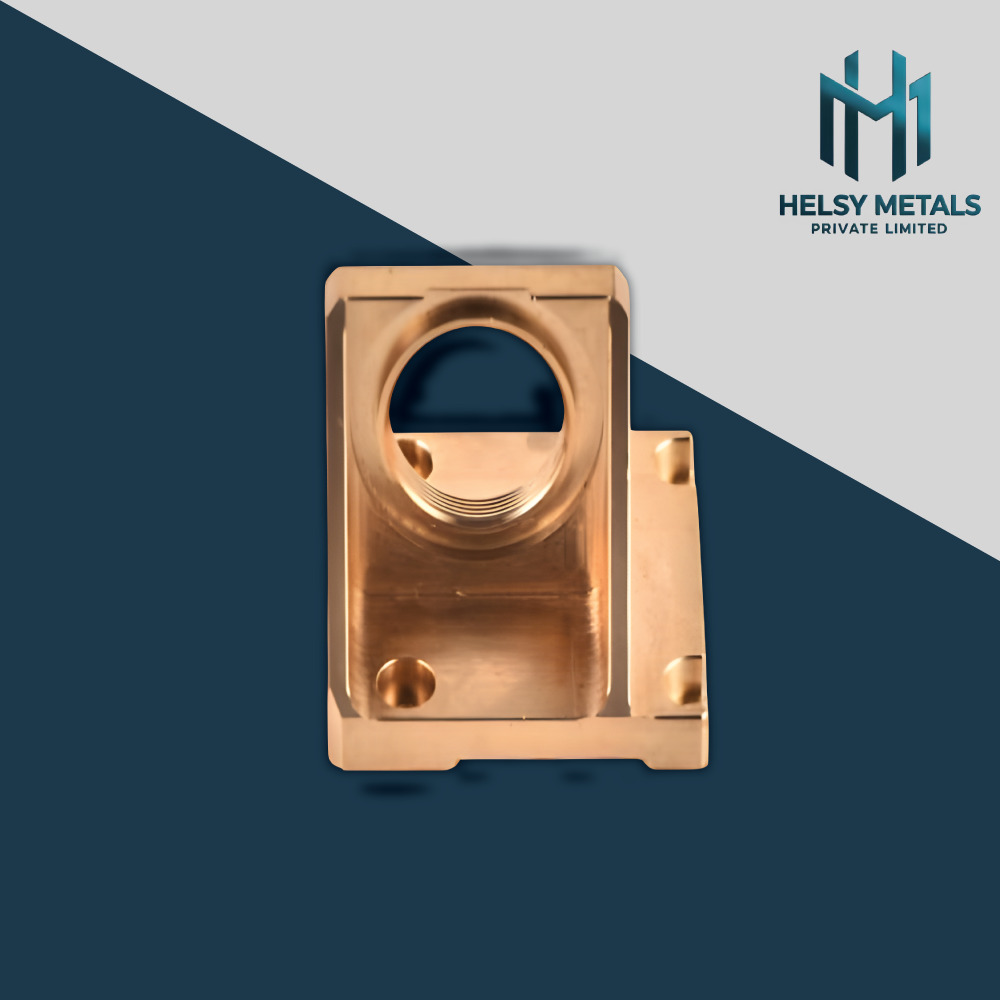 H-V857 Precision VMCMachined Brass Threaded Housing  Mounting Block