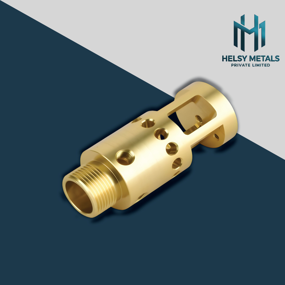 H-V858 VMCMachined Brass Threaded Valve Body  Connector Housing