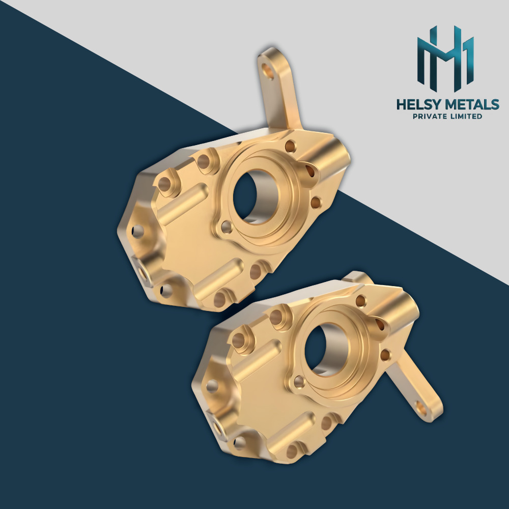 H-V859 VMCMachined Brass Gear Housing  Lever Mounting Bracket