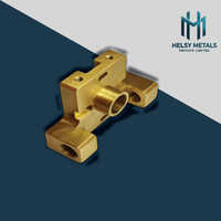 H-v861 Vmcmachined Brass Mounting Block  Precision Connector Bracket