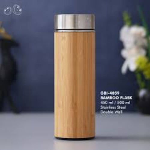 Bamboo Vacuum Flask (SS-103)