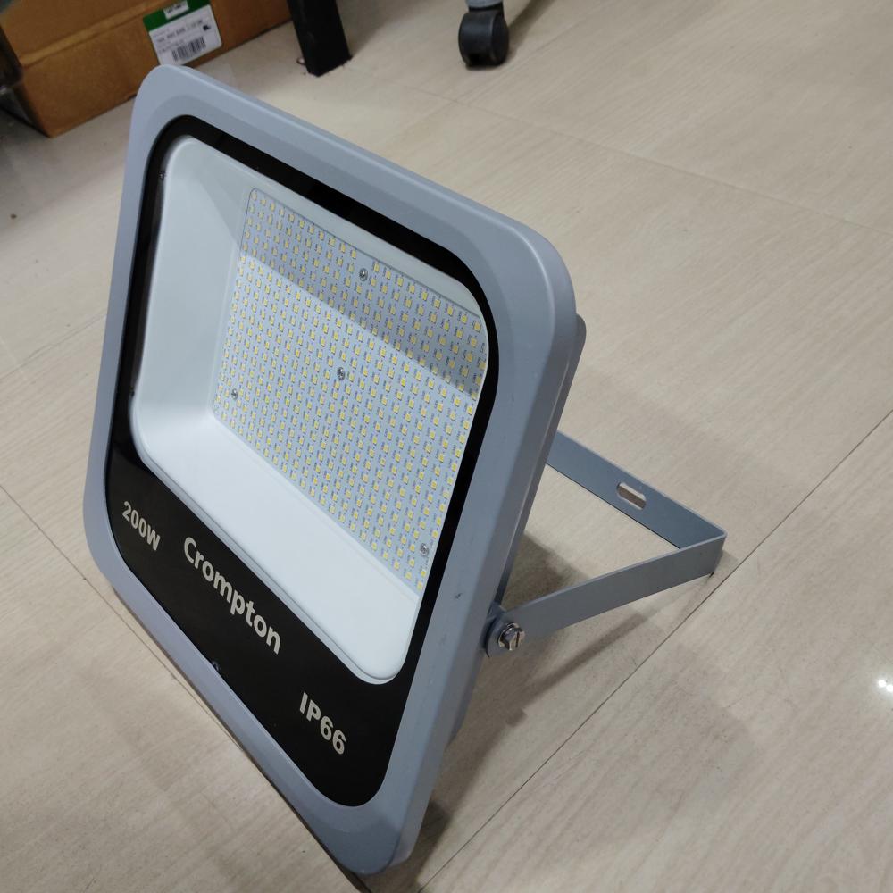 Crompton 200W LED Flood Light (EFS-532-200-857-NL-HL2-NS-GL-NTG) - 220-240V, IP66, 5700K