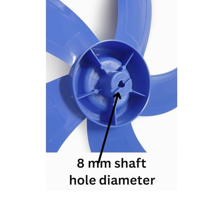 Plastic 5 Wing High Speed Ceiling Blade