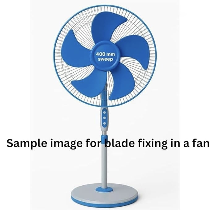 Plastic 5 Wing High Speed Ceiling Blade