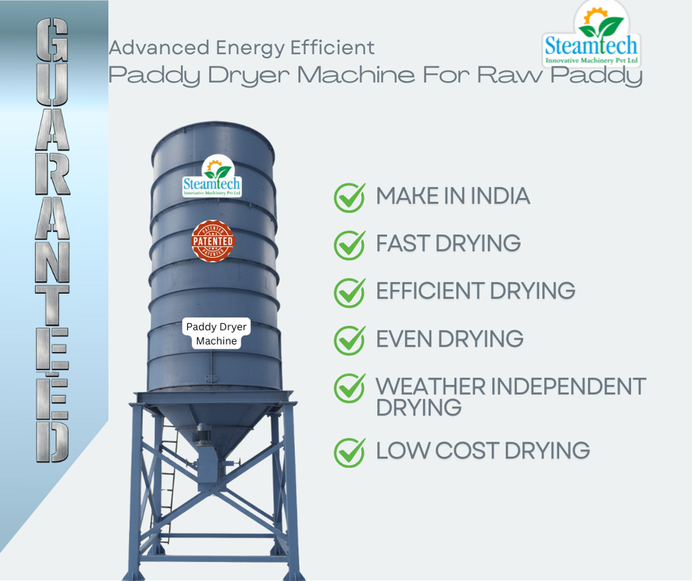 Advance And Highly Efficient Paddy Dryer For Raw Paddy
