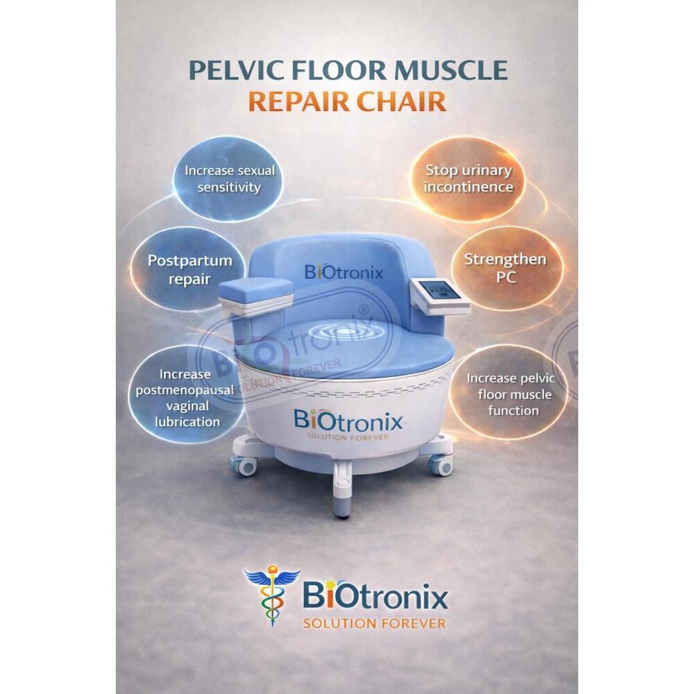 Non-Invasive Pelvic Floor Muscle Conditioning Chair for Patient Care