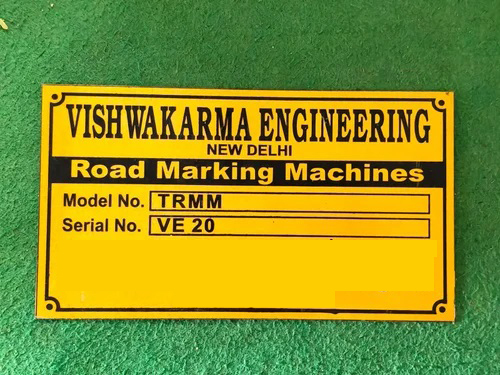 Aluminium Golden Name Plate Aluminium Golden Name Plate