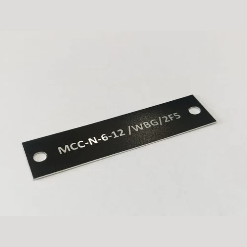 Aluminium Black Aluminum Etched Name Plate Aluminium Black Aluminum Etched Name Plate