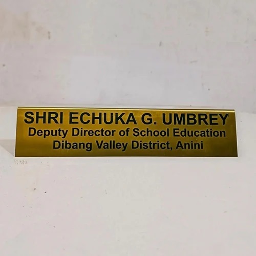 Aluminium Desk Name Plate Aluminium Desk Name Plate