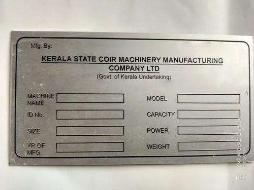 Aluminium Logo Plates
