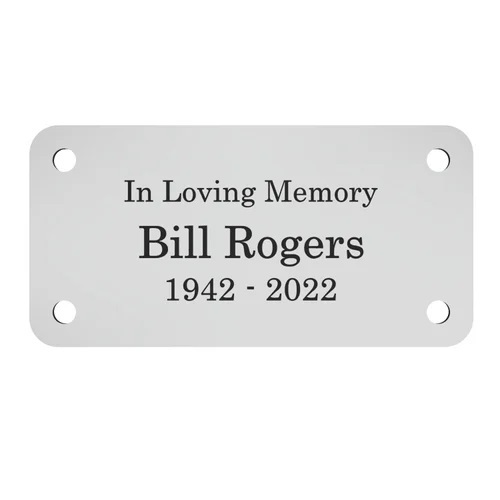 Aluminium Etched Name Plate