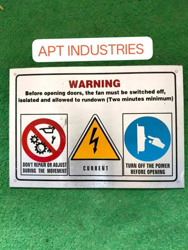 Industrial Anodized Name Plates