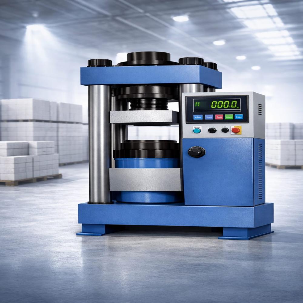 Compressive Strength Testing Machine For Aac Blocks - Material: Ms