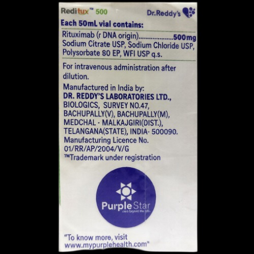 Reditux 500 mg Injection